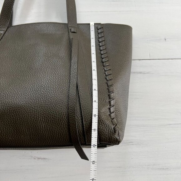 All Saints Ray East West Leather Tote WB092M in Musk Brown - Picture 14 of 16